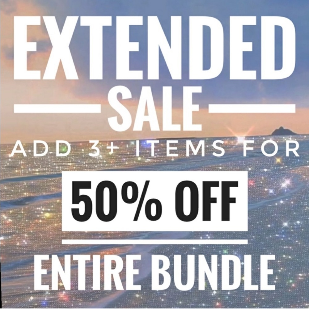 CLOSET CLEAROUT 50% OFF 3+ MORE BUNDLES